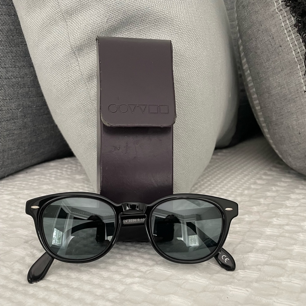Oliver Peoples Black Sheldrake sunglasses